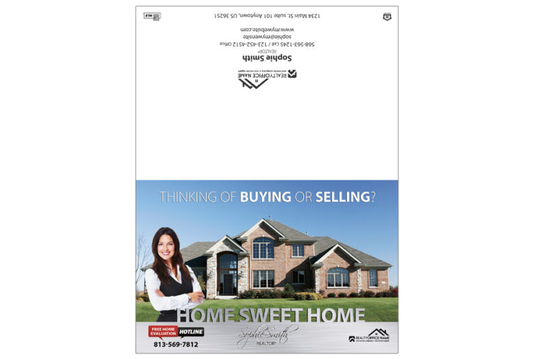 Real Estate Greeting Card Template Realtor Greeting Card Template