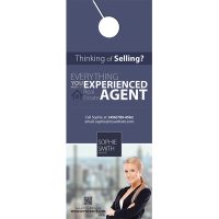 Real Estate Door Hangers | Real Estate Agent Door Hangers, Real Estate Office Door Hangers, Realtor Door Hangers, Real Estate Broker Door Hangers