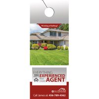 Real Estate Door Hangers | Real Estate Agent Door Hangers, Real Estate Office Door Hangers, Realtor Door Hangers, Real Estate Broker Door Hangers