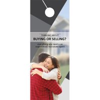 Real Estate Door Hangers | Real Estate Agent Door Hangers, Real Estate Office Door Hangers, Realtor Door Hangers, Real Estate Broker Door Hangers
