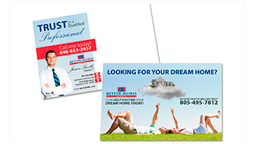 Better Homes Realty Postcards