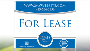 Real Estate One Yard Signs - Custom Real Estate One Yard Signs | Real Estate One Open House Signs, Real Estate One For Sale Signs, Real Estate One For Lease Signs