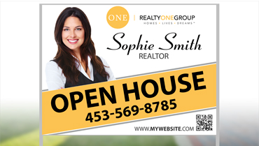 Realty One Group Yard Signs - Custom Realty One Group Yard Signs | Realty One Group Open House Signs, Realty One Group For Sale Signs, Realty One Group For Lease Signs