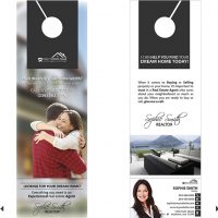 Door hangers Business Card Slits, Door Hanger Business Card Holder, Door hangers Tear Off Business Card