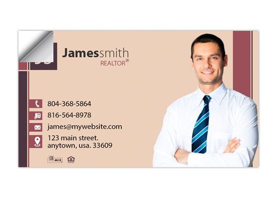 Real Estate Business Card Stickers | Realtor Business Card Stickers, Real Estate Agent Business Card Stickers, Real Estate Broker Business Card Stickers, business Card Stickers