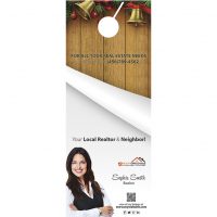 Real Estate Door Hangers, Holiday Door Hangers, Christmas Door Hangers, Real Estate Holiday Door Hangers, Realtor Holiday Door Hangers, Real Estate Agent Holiday Door Hangers, Broker Holiday Door Hangers