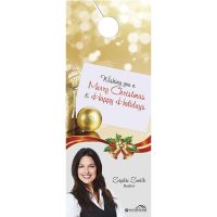 Real Estate Door Hangers, Holiday Door Hangers, Christmas Door Hangers, Real Estate Holiday Door Hangers, Realtor Holiday Door Hangers, Real Estate Agent Holiday Door Hangers, Broker Holiday Door Hangers