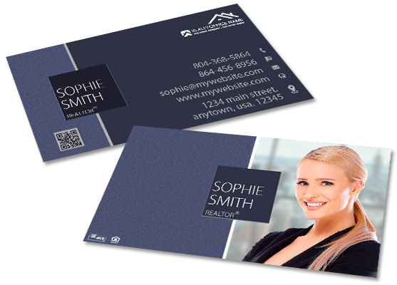 Real Estate Business Cards - Modern Real Estate Business Card
