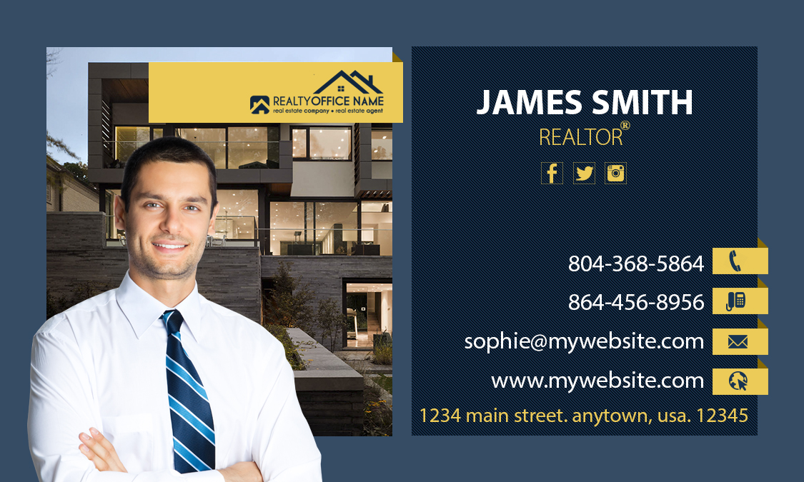 Real Estate Business Card Magnets