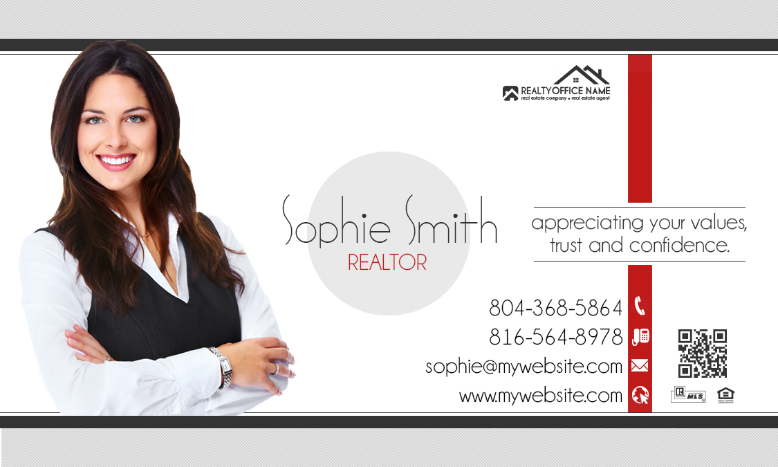 Real Estate Business Card Stickers, Realtor Business Card Stickers, Real Estate Agent Stickers