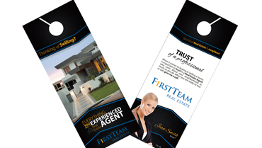 First Team Real Estate Door Hangers