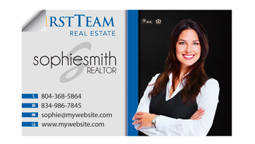 First Team Real Estate Card Stickers