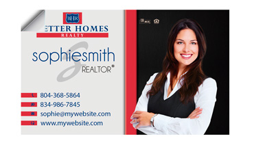 Better Homes Realty Business Card Stickers