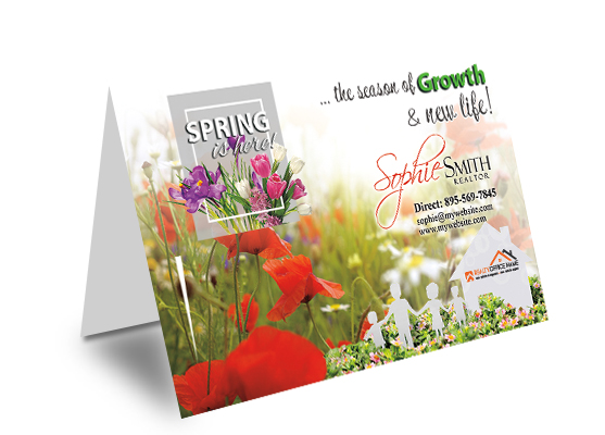 Real Estate Spring Season Cards, Real Estate Seasonal Cards, Real Estate Spring Cards, Spring Cards