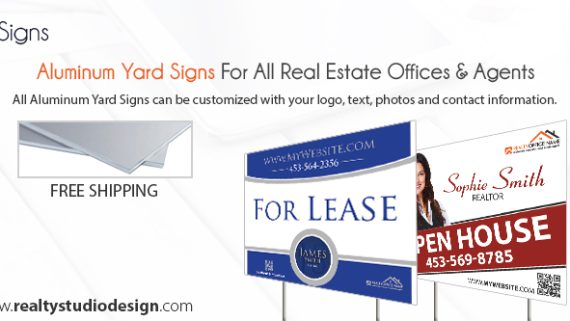 Real Estate Yard Signs, Real Estate Yard Sign Templates, Real Estate Agent Yard Sign Templates, Real Estate Office Yard Sign Templates, Realtor Yard Sign Templates, Real Estate Aluminum Signs