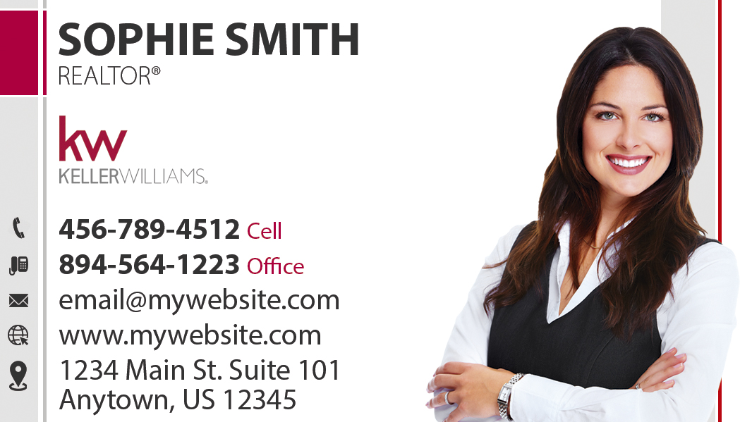 Keller Williams Business Cards, Keller Williams Business Templates, Keller Williams Business Card Ideas, Keller Williams Business Card Designs, Keller Williams Business Card Printing