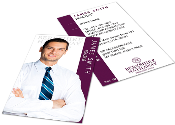 Berkshire Hathaway Business Cards, Berkshire Hathaway Agent Business Cards, Berkshire Hathaway Team Business Cards, Berkshire Hathaway Office Business Cards, Modern Berkshire Hathaway Business Cards, Berkshire Hathaway Business Card Template