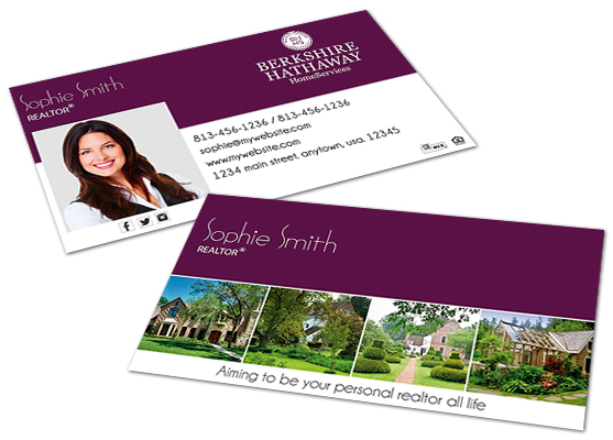 Berkshire Hathaway Business Cards, Berkshire Hathaway Agent Business Cards, Berkshire Hathaway Team Business Cards, Berkshire Hathaway Office Business Cards, Modern Berkshire Hathaway Business Cards, Berkshire Hathaway Business Card Template