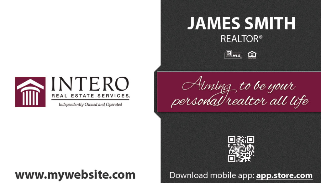 Intero Real Estate Business Cards 17 Intero Real Estate Business Card