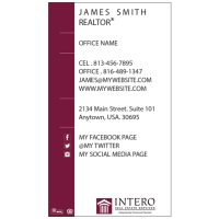 Intero Real Estate Business Cards, Unique Intero Real Estate Business Cards, Best Intero Real Estate Business Cards, Intero Real Estate Business Card Ideas, Intero Real Estate Business Card Template