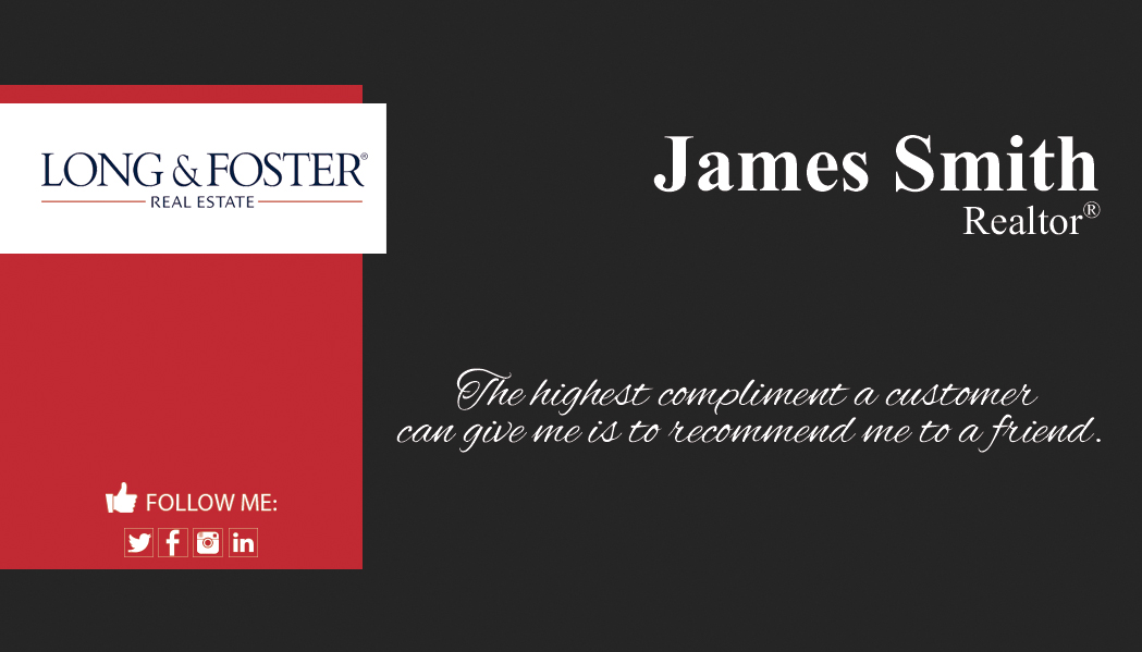 Long and Foster Business Cards, Long and Foster Cards, Long and Foster Business Card Templates, Long and Foster Business Card Ideas, Long and Foster Business Card Printing, Long and Foster Business Card Designs, Long and Foster Business Card New Logo