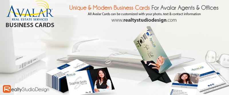 Avalar Real Estate Business Card | Unique Avalar Real Estate Business Card, Business Cards For Avalar Real Estate Agents, Avalar Business Card Templates