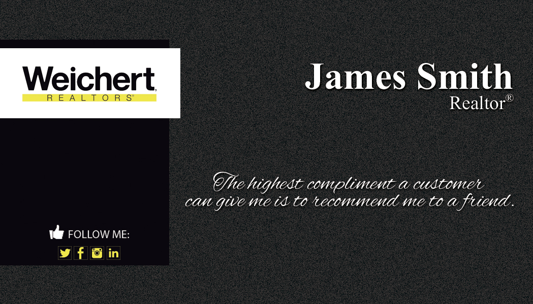 Weichert Realtors Cards, Weichert Realtors Business Cards, Weichert Agent Cards, Weichert Broker Cards