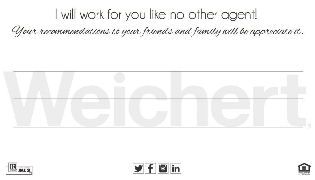 Weichert Realtors Cards, Weichert Realtors Business Cards, Weichert Agent Cards, Weichert Broker Cards