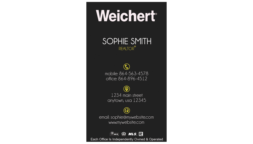 Weichert Business Cards, Unique Weichert Business Cards, Best Weichert Business Cards, Weichert Business Card Ideas