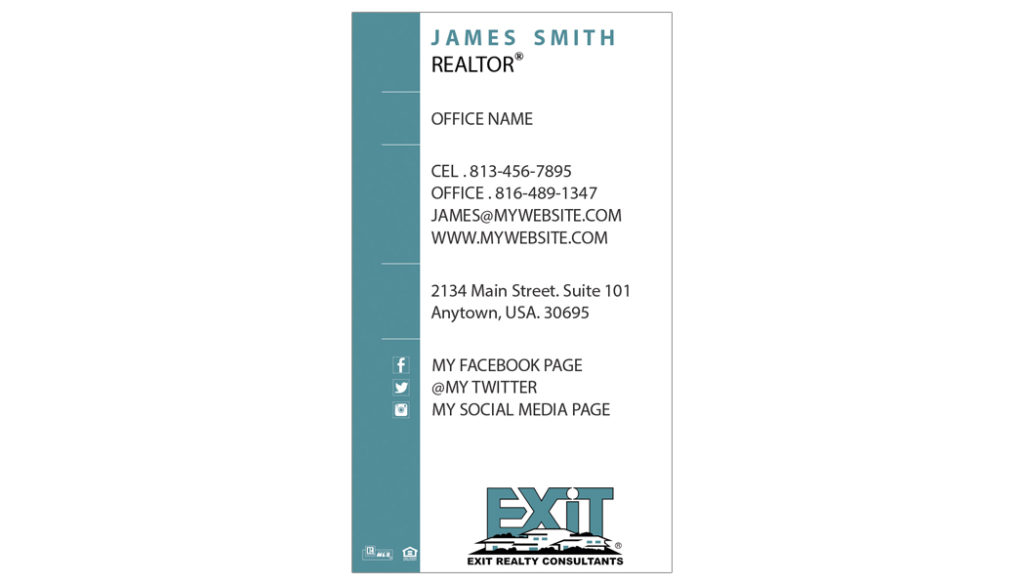 Exit Realty Business Card 10 Exit Realty Business Card Template 10