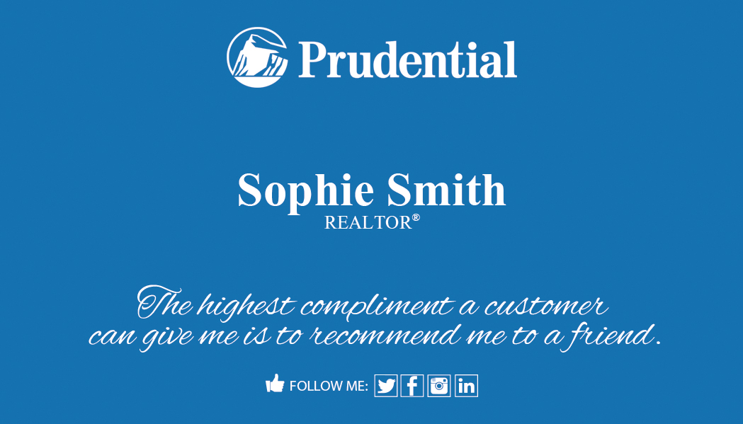 Prudential Cards, Prudential Business Cards, Prudential Agent Cards, Prudential Broker Cards, Prudential Realtor Cards