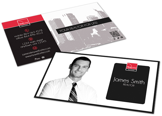 Real Living Business Cards, Real Living Agent Business Cards, Modern Real Living Business Cards, Real Living Business Card Template