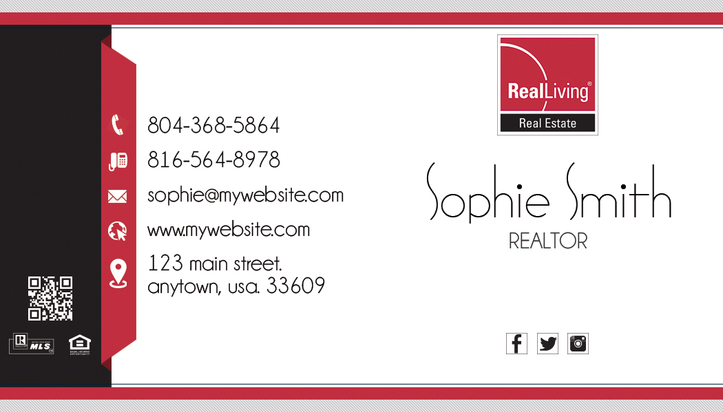 Real Living Business Cards, Unique Real Living Business Cards, Best Real Living Business Cards, Real Living Business Card Ideas