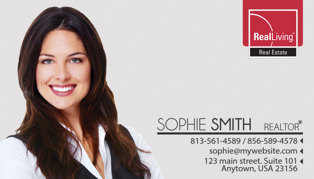 Real Living Business Cards 18 Real Living Business Card Template 18