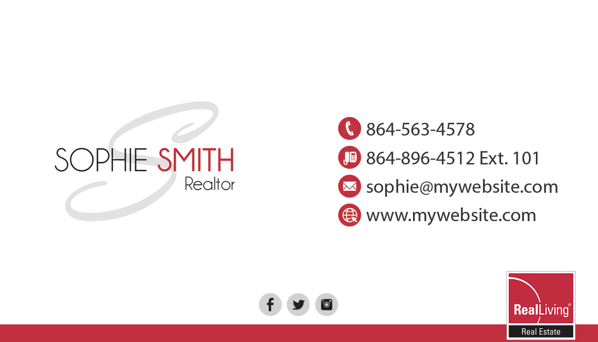 Real Living Business Cards, Unique Real Living Business Cards, Best Real Living Business Cards, Real Living Business Card Ideas