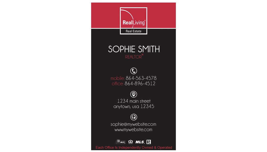 Real Living Business Cards, Unique Real Living Business Cards, Best Real Living Business Cards, Real Living Business Card Ideas