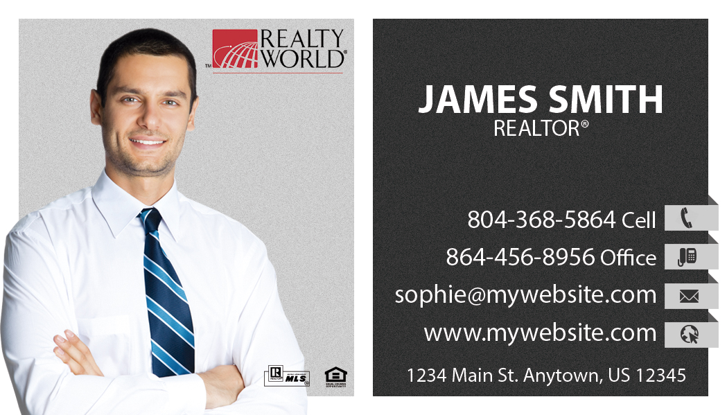 Realty World Cards, Realty World Business Cards, Realty World Agent Cards, Realty World Broker Cards, Realty World Realtor Cards