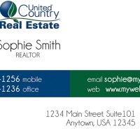 United Country Business Cards, Unique United Country Business Cards, Best United Country Business Cards, United Country Business Card Ideas