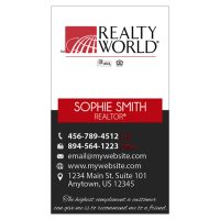 Realty World Cards, Realty World Business Cards, Realty World Agent Cards, Realty World Broker Cards, Realty World Realtor Cards