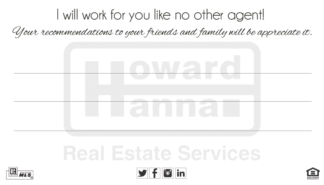 Howard Hanna Cards, Howard Hanna Business Cards, Howard Hanna Agent Cards, Howard Hanna Broker Cards, Howard Hanna Realtor Cards