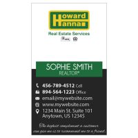 Howard Hanna Cards, Howard Hanna Business Cards, Howard Hanna Agent Cards, Howard Hanna Broker Cards, Howard Hanna Realtor Cards