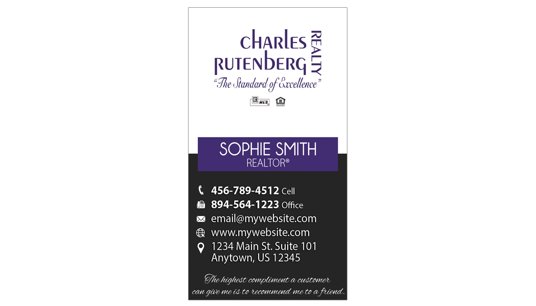 Charles Rutenberg Cards, Charles Rutenberg Business Cards, Charles Rutenberg Agent Cards, Charles Rutenberg Broker Cards, Charles Rutenberg Realtor Cards