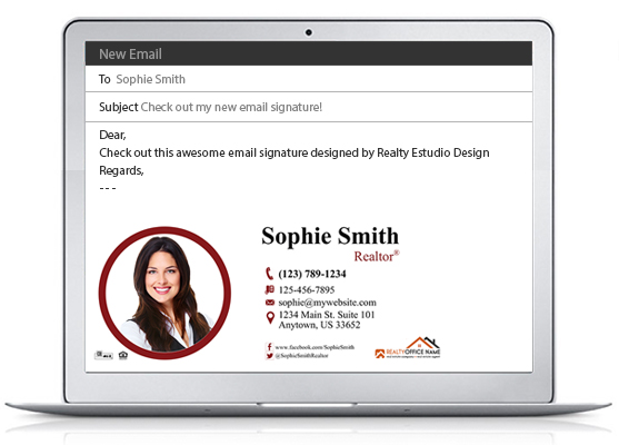 Real Estate Email Signatures Realtor Email Signatures