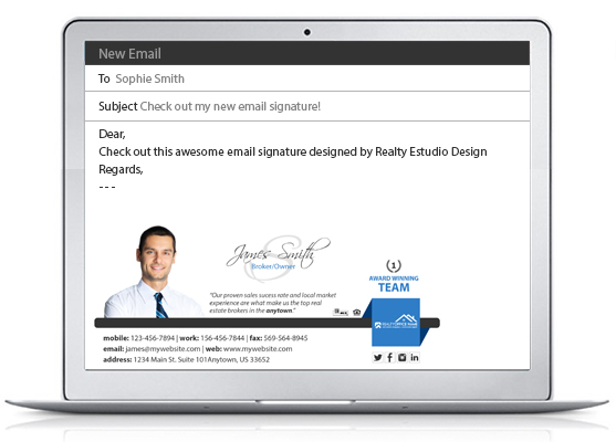 Real Estate Email Signatures | Realtor Email Signatures, Real Estate Agent Email Signatures, Real Estate Office Email Signatures, Broker Email Signatures