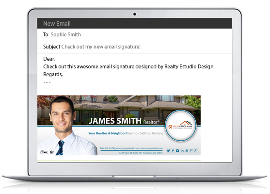 Real Estate Email Signatures | Realtor Email Signatures, Real Estate Agent Email Signatures, Real Estate Office Email Signatures, Broker Email Signatures