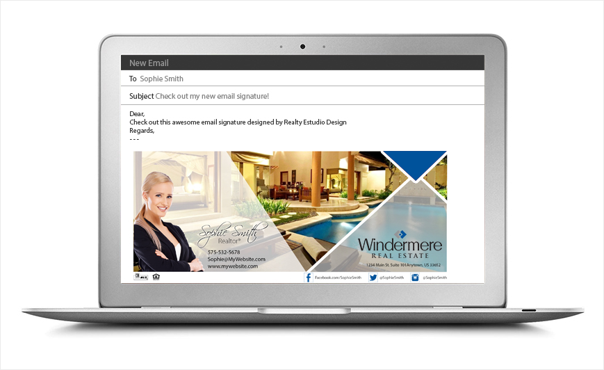 Windermere Real Estate Email Signatures | Windermere Real Estate Email Signature Templates, Windermere Real Estate Email Signature Ideas
