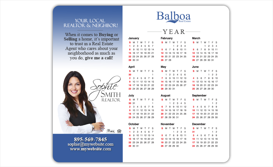 Balboa Real Estate Calendar Magnets | Balboa Real Estate Calendar Magnet Templates, Balboa Real Estate Calendar Magnet Printing, Balboa Real Estate Calendar Magnet Ideas
