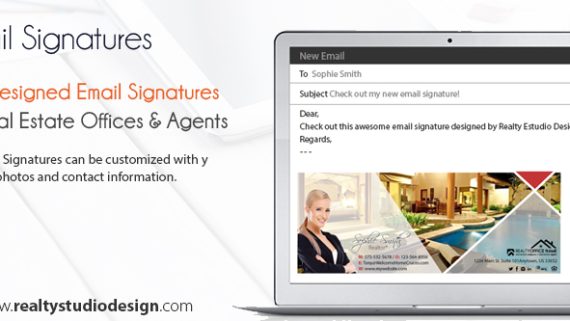 Real Estate Email Signature Templates | Realtor Email Signature Templates, Real Estate Email Signature Ideas, Real Estate Email Signature Designs