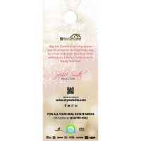 Real Estate Holiday Door Hangers, Real Estate Christmas Door Hangers, Realtor Holiday Door Hangers, Realtor Christmas Door Hangers