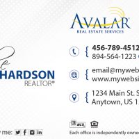 Avalar Real Estate Business Cards, Avalar Business Cards, Avalar Real Estate Business Card Templates, Avalar Real Estate Business Card Ideas, Avalar Real Estate Business Card Printing, Avalar Real Estate Business Card Designs, Avalar Real Estate Business Card New Logo